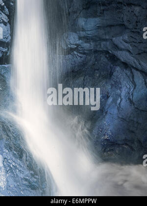 Una cascata a Bärenschützklamm, Austria. Foto Stock