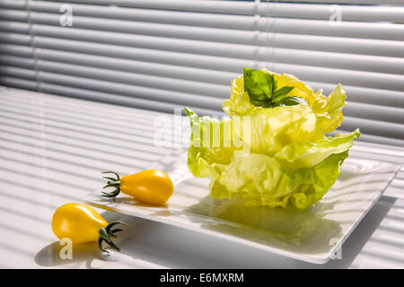 Insalata verde è una grande aggiunta alla dieta Foto Stock