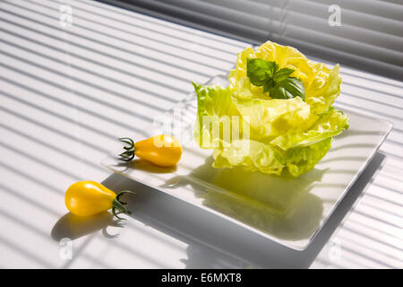 Insalata verde è una grande aggiunta alla dieta Foto Stock