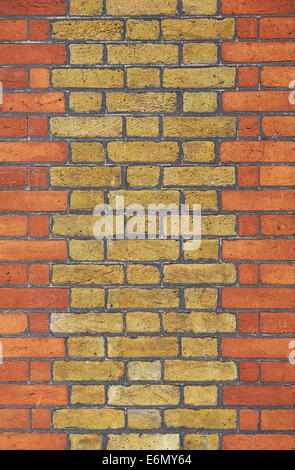 Londra texture, tipica di un muro di mattoni. Foto Stock