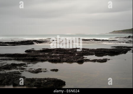 Mare al mattino, Shirahama, prefettura di Wakayama, Giappone Foto Stock