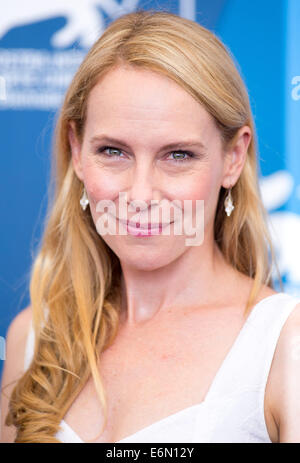 AMY RYAN BIRDMAN. PHOTOCALL 71ST FESTIVAL DEL CINEMA DI VENEZIA LIDO Venezia Italia 27 Agosto 2014 Foto Stock