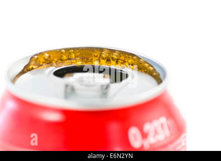 bevanda di cola in scatola Foto Stock