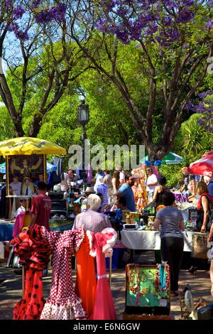 Mercato, Alameda Vieja, Jerez de la Frontera, la provincia di Cadiz Cadice, Andalusia, Spagna, Sud ovest Europa Foto Stock