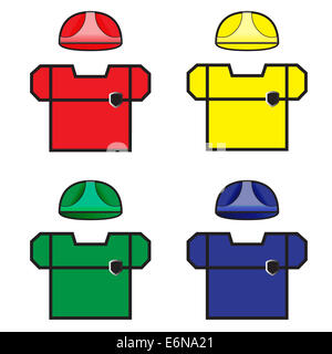 Bella Workwear. Vector Illusatration. Foto Stock