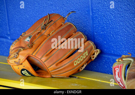guanto da baseball Foto Stock