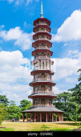 I Giardini di Kew Pagoda Londra Inghilterra REGNO UNITO GB EU Europe Foto Stock