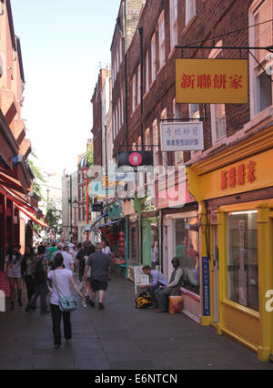 Newport Corte Chinatown Soho Londra Luglio 2014 Foto Stock