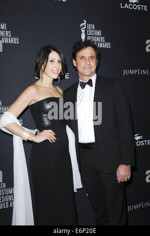 La 16th Annual Costume Designers Guild Awards con: Francesco Pierrel dove: Los Angeles, California, Stati Uniti quando: 23 Feb 2014 Foto Stock