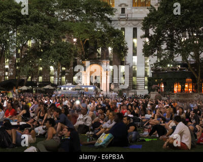 HBO Estate Film Festival, Bryant Park, New York, Stati Uniti d'America Foto Stock