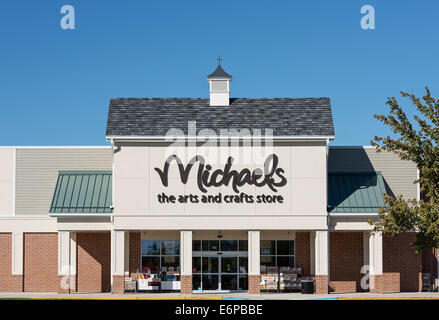 Michaels Arts & Crafts Store esterno, Mt. Laural, New Jersey, STATI UNITI D'AMERICA Foto Stock