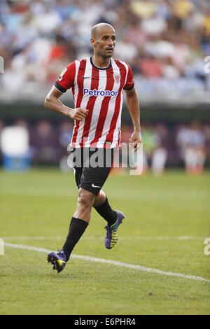 Malaga, Spagna. 23 Ago, 2014. Mikel Rico (Bilbao) Calcio/Calcetto : spagnolo "Liga Española" corrispondono tra Malaga e Athletic Club Bilbao a La Rosaleda stadio in Malaga, Spagna . © Mutsu Kawamori/AFLO/Alamy Live News Foto Stock