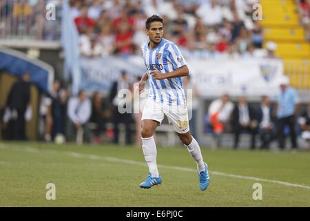 Malaga, Spagna. 23 Ago, 2014. Recio (Malaga) Calcio/Calcetto : spagnolo "Liga Española" corrispondono tra Malaga e Athletic Club Bilbao a La Rosaleda stadio in Malaga, Spagna . © Mutsu Kawamori/AFLO/Alamy Live News Foto Stock