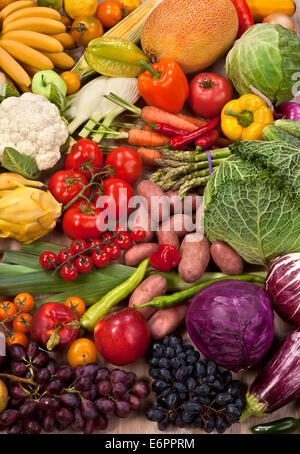 Alimento naturale sullo sfondo Foto Stock