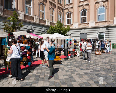 Festival di arti popolari nel Castello di Buda in agosto 2014, Budapest, Ungheria Foto Stock