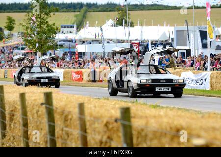 DeLorean DMC12 a Chris Evans' CarFest Sud in aiuto dei bambini in stato di necessità Foto Stock