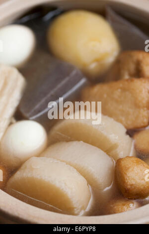 Giapponese Oden Foto Stock