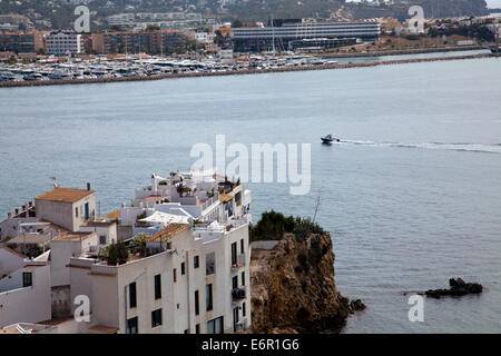 Porto di Ibiza visto Da Dalt Vila - Ibiza Foto Stock