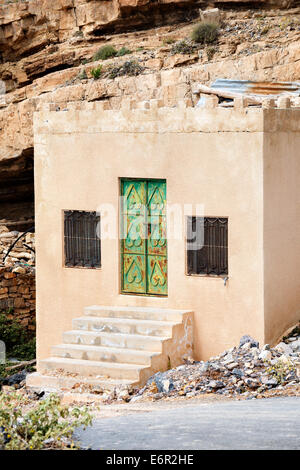 Immagine della casa sul Plateau Saiq in Oman Foto Stock