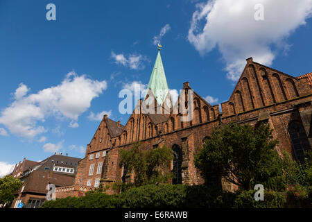 La chiesa di St Martin, Schlachte embankment, Brema, Germania Foto Stock