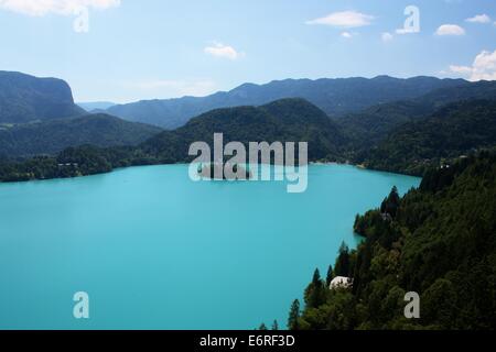 Lago di Bled Slovenia Foto Stock