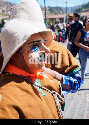 Cusco settimana festività, si tiene ogni anno nel mese di giugno che conduce fino al Inti Raymi festival - Cuzco, Perù Foto Stock