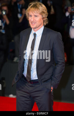 Venezia, Italia. 29 Agosto, 2014. Settantunesima Festival del Cinema di Venezia. Owen Wilson a 'Segli buffo che modo' premiere. Foto Stock