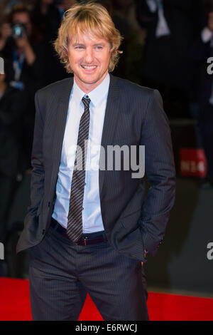 Venezia, Italia. 29 Agosto, 2014. Settantunesima Festival del Cinema di Venezia. Owen Wilson a 'Segli buffo che modo' premiere. Foto Stock