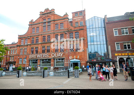 Brewers Quay edificio precedentemente Devenish birreria a Weymouth Dorset, Inghilterra Foto Stock