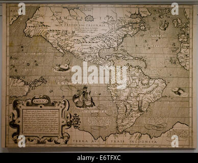 "America" da Arnoldo di Arnoldi, circa 1600 - Biblioteca del Congresso di Washington DC, Stati Uniti d'America Foto Stock