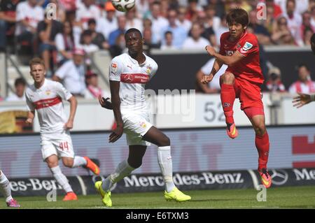 Stuttgart, Germania. © Aflo Co. Ltd. Il 30 agosto, 2014. Yuya Osako (Koln) Calcio/Calcetto : Bundesliga match tra VfB Stuttgart 0-2 1. FC Koln a Mercedes-Benz Arena a Stoccarda, in Germania. Credito: Aflo Co. Ltd ./Alamy Live News Foto Stock