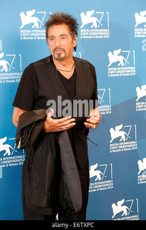 Venezia, Italia. Il 30 agosto, 2014. Al Pacino durante il 'l'umiliante/Manglehorn' photocall al 71nd Venice International Film Festival il 30 agosto 2014. Credito: dpa picture alliance/Alamy Live News Foto Stock