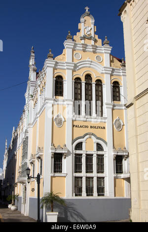 Vista del Palacio Bolivar in Panama City, dove il ministero degli Affari Esteri opera. Casco Antiguo, Panama City. Foto Stock