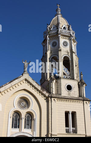 San Francisco de Asis (Asisi) chiesa al Casco Antiguo della Città di Panama, Repubblica di Panama. Foto Stock