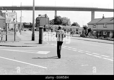 Old Kilpatrick, guardando verso la Erskine Bridge.1978 Foto Stock