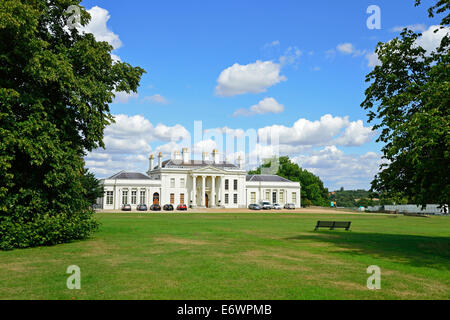 Hylands House, Hylands Park, Chelmsford Essex, Inghilterra, Regno Unito Foto Stock