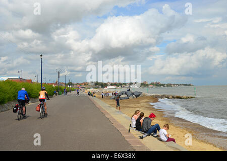 Lungomare, Felixstowe, Suffolk, Inghilterra, Regno Unito Foto Stock