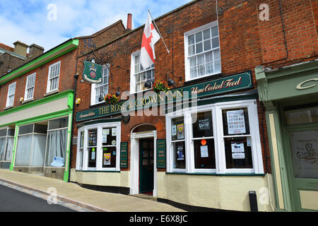 Il Rose & Crown Inn, High Street, Città Vecchia, Hemel Hempstead, Hertfordshire, England, Regno Unito Foto Stock