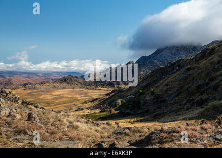 Valle Tsaranoro, highlands, a sud del Madagascar, Africa Foto Stock