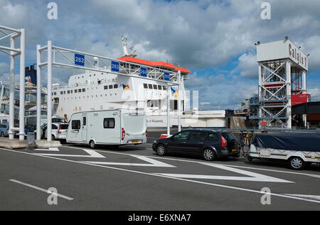 Calais ferry terminal, Francia Foto Stock