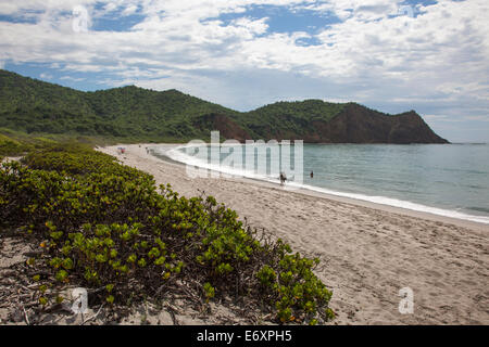 Playa Los Frailes spiaggia di Machalilla National Park, vicino a Manta, Manabi, Ecuador Foto Stock