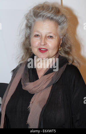 Hanna Schygulla presentando la sua autobiografia ' Wach auf und traeume ' Literaturhaus di Monaco di Baviera con: Hanna Schygulla dove: Monaco di Baviera, Germania Quando: 27 Feb 2014 Foto Stock