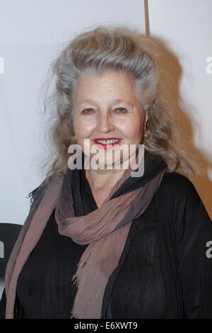 Hanna Schygulla presentando la sua autobiografia ' Wach auf und traeume ' Literaturhaus di Monaco di Baviera con: Hanna Schygulla dove: Monaco di Baviera, Germania Quando: 27 Feb 2014 Foto Stock