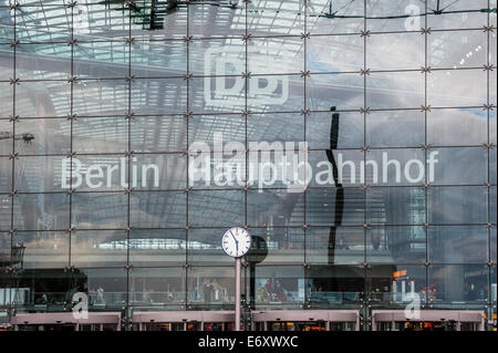 La germania,Deutschland,Berlino,Hauptstadt,città capitale, Hauptbahnhof, la stazione ferroviaria di,Lehrter Bahnhof, Foto Stock