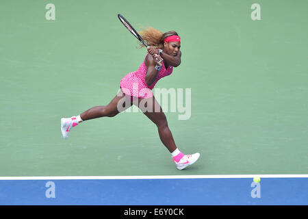 Flushing Meadows, New York, Stati Uniti d'America. 01 Sep, 2014. US Open Tennis Championships. Serena Williams (USA) Credito: Azione Sport Plus/Alamy Live News Foto Stock