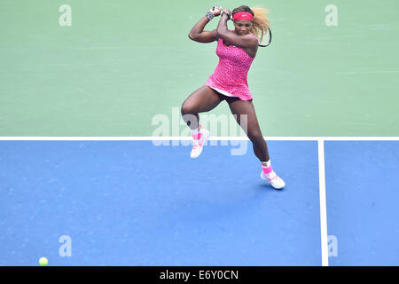 Flushing Meadows, New York, Stati Uniti d'America. 01 Sep, 2014. US Open Tennis Championships. Serena Williams (USA) Credito: Azione Sport Plus/Alamy Live News Foto Stock