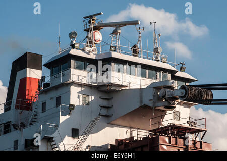 Grandi Laghi freighter vicino Niagara sul lago, Canada. Foto Stock