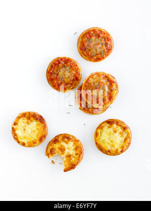 Pomodori secchi mini pizza Foto Stock