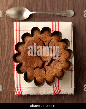 Cioccolato torta di semolino Foto Stock