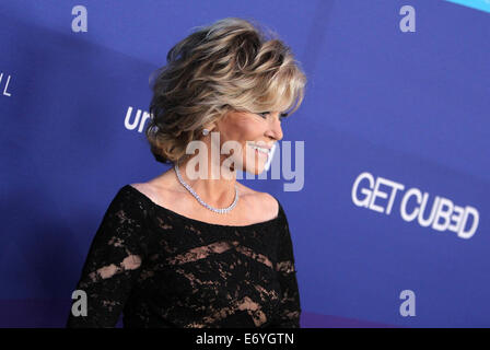 Unite4:buona e la varietà di unite4:l'umanità con: Jane Fonda dove: Los Angeles, California, Stati Uniti quando: 28 Feb 2014 Foto Stock